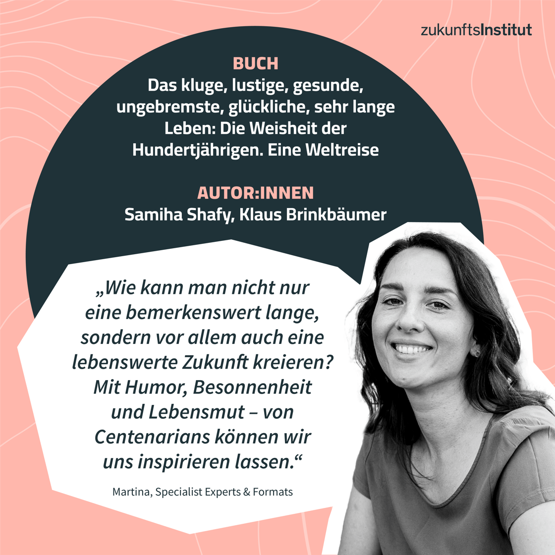 Empfehlung von Martina: Das kluge, lustige, gesunde, ungebremste, glückliche, sehr lange Leben: Die Weisheit der Hundertjährigen. Eine Weltreise