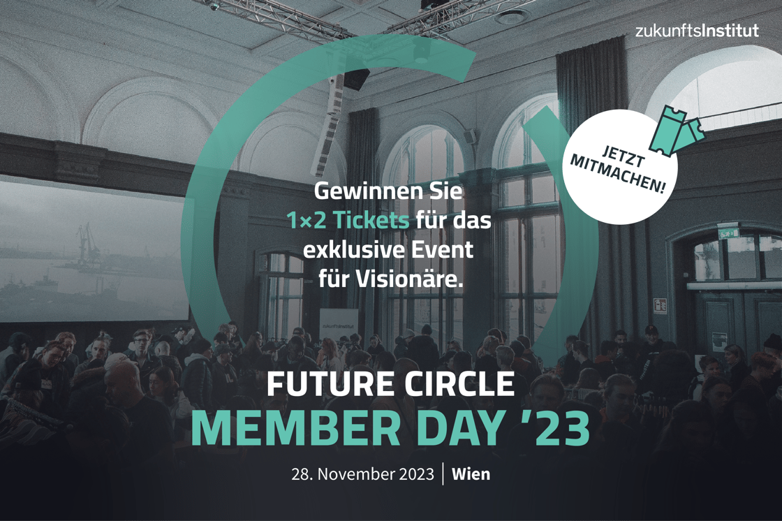 Gewinnen Sie 1x2 Tickets für den exklusiven Future Circle Member Day am 28. November 2023 in Wien.