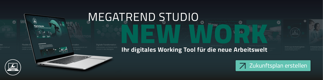 Megatrend Studio New Work Banner