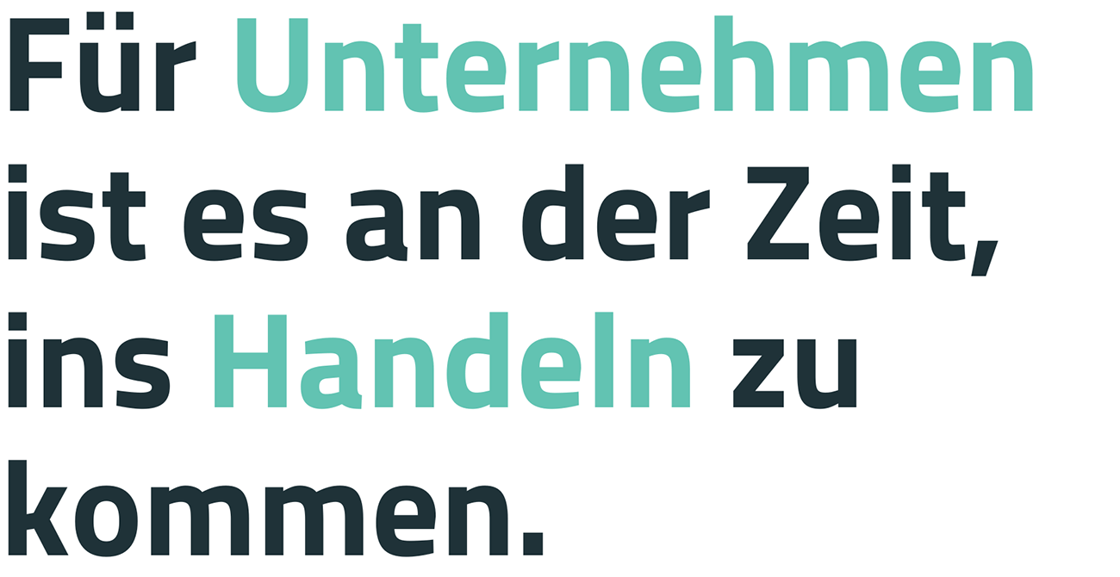 Header-Zitat Newsletter Unternehmen ins Handeln kommen