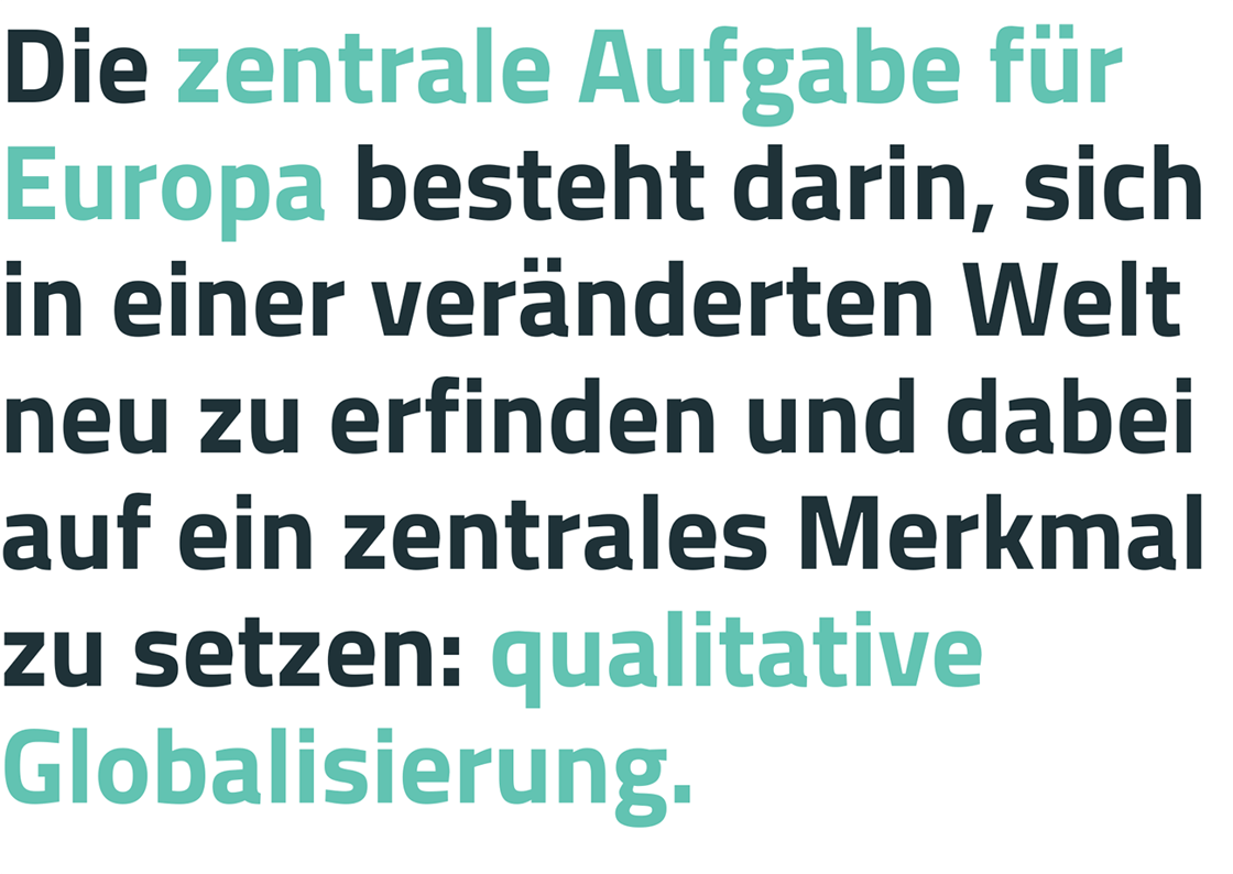 Header-Zitat Newsletter zentrale Aufgabe Europa