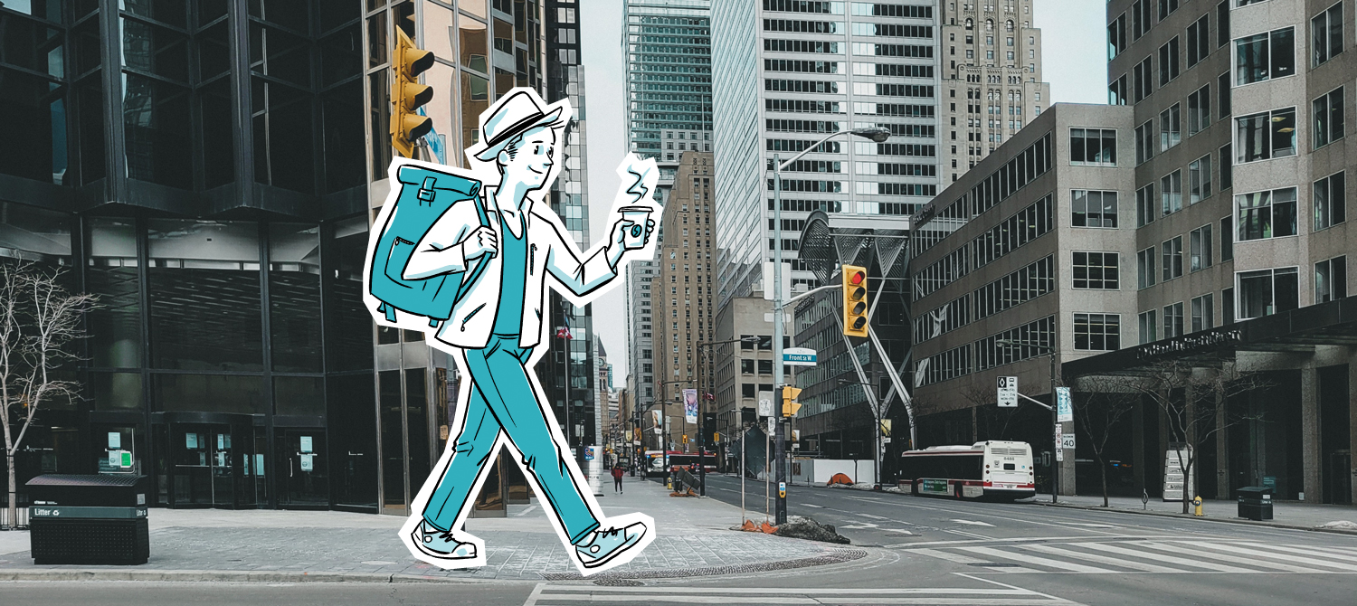 Der Lebensstil Moderner Nomade verkörpert das urbane Mindset