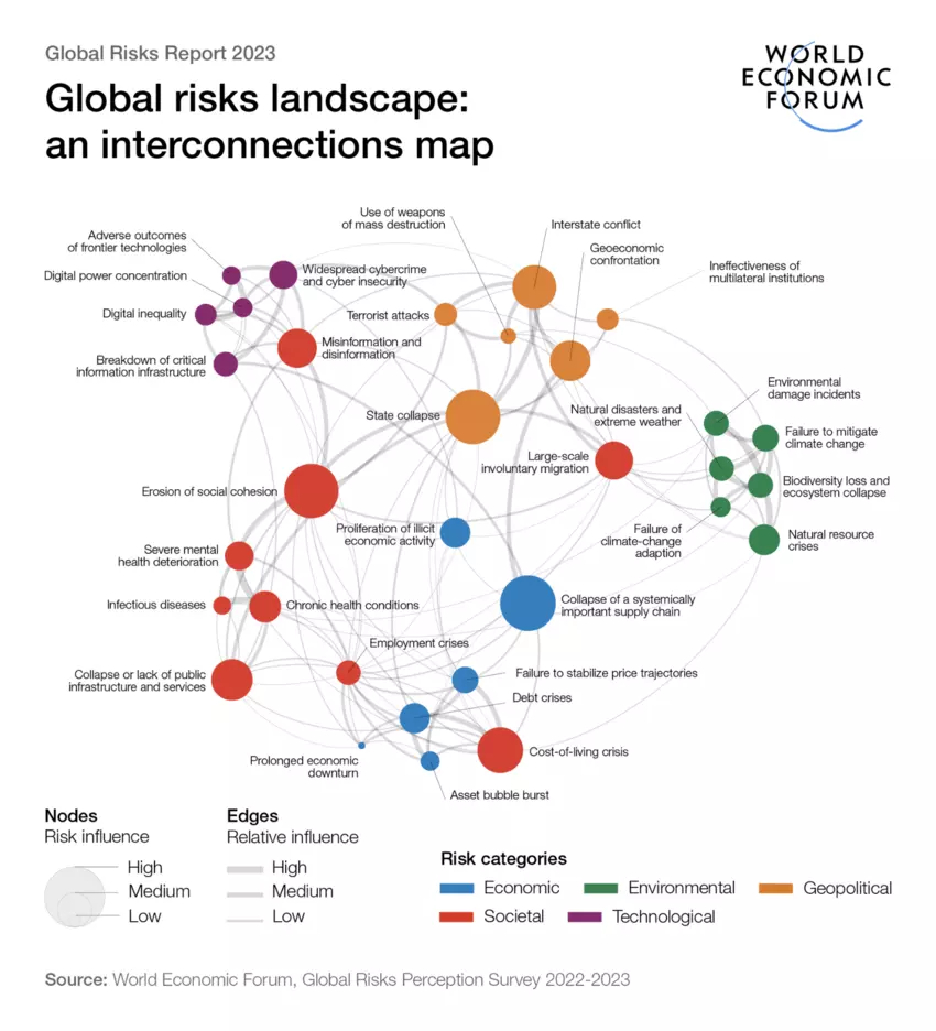 Global risks landscape World Economic Forum